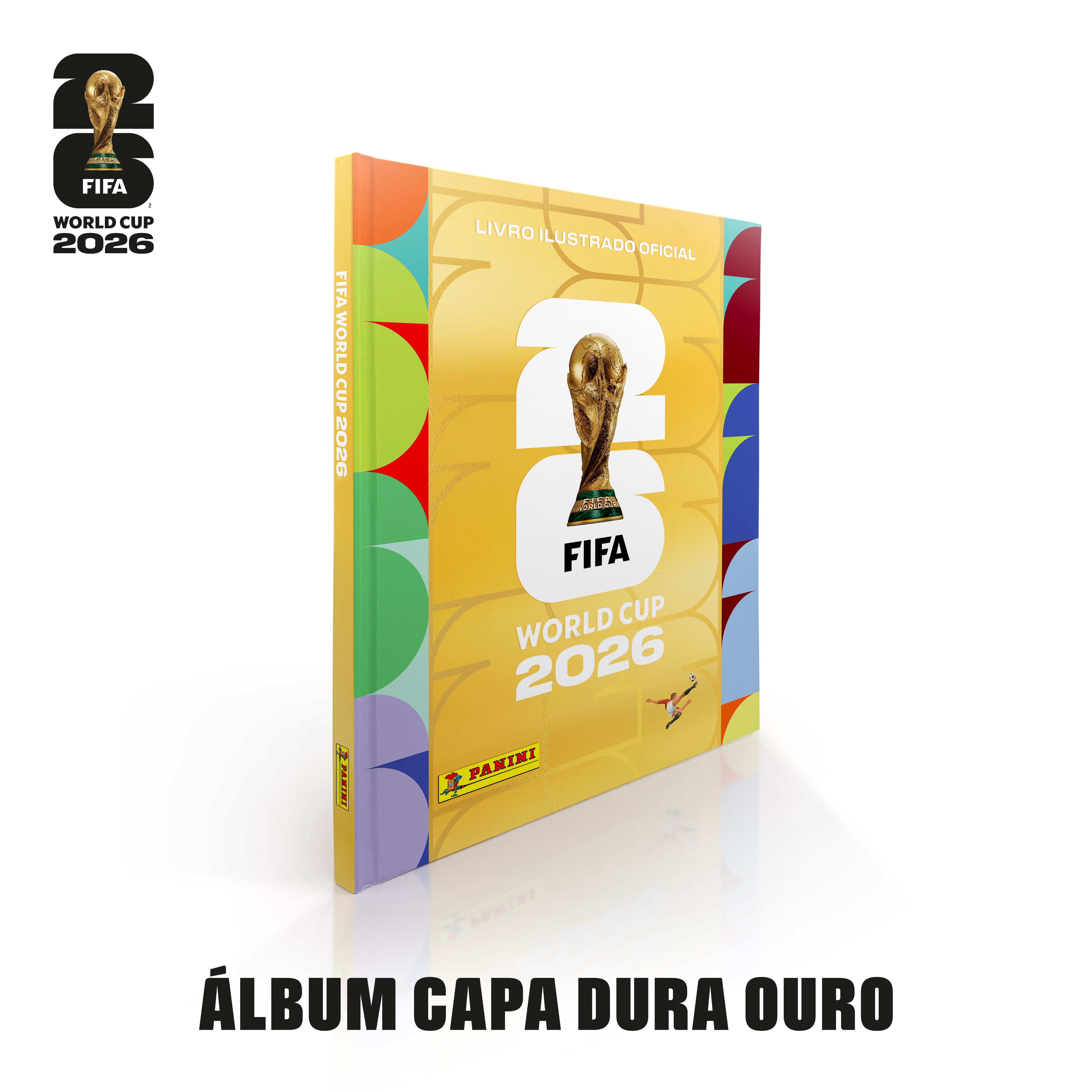 Copa Do Mundo 2026 - Álbum Capa Dura Ouro - FIFA WORLD CUP 2026™